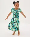 Lilly Pulitzer Girls Mini Jilly Sleeved Midi Dress In Green