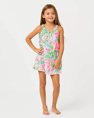 Lilly Pulitzer Girls Mini Loro Swing Dress In Multi