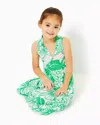 Lilly Pulitzer Kids' Girls Mini Malone Maxi Dress In Spearmint Oversized Kiss My Tulips
