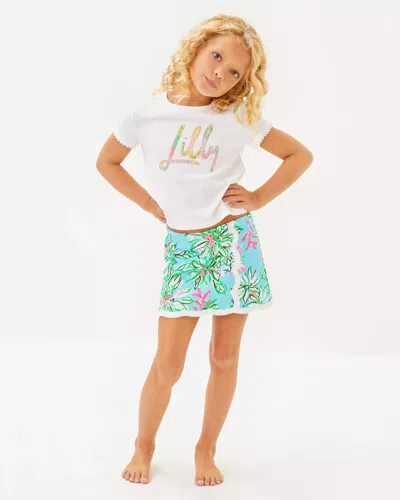 Lilly Pulitzer Girls Mini Michelina Skort In Multi Sun Of A Bun