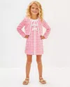 Lilly Pulitzer Girls Mini Rohana Boucle Jacket In Rousseau Pink Charming Check Boucle
