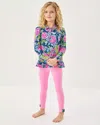 Lilly Pulitzer Girls Penelope Tunic & Legging Set In Blue