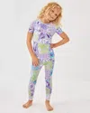Lilly Pulitzer Girls Sammy Short Sleeve Pajama Set In Multi Juicy Story Patch