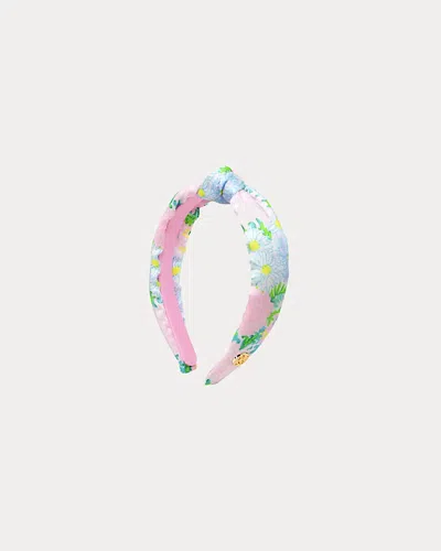 Lilly Pulitzer Girls Slim Knot Headband In Multi