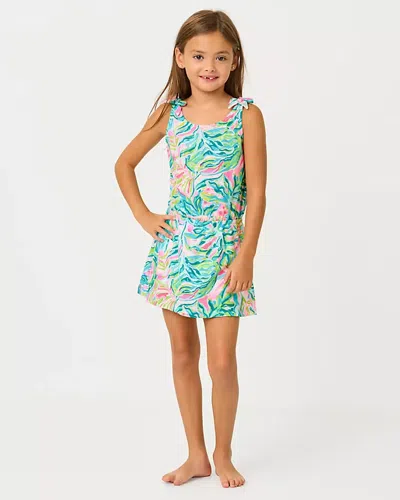 Lilly Pulitzer Girls Sundari Romper In Animal Print