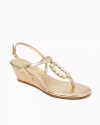 LILLY PULITZER GOOD AS GOLD PEARL WEDGE