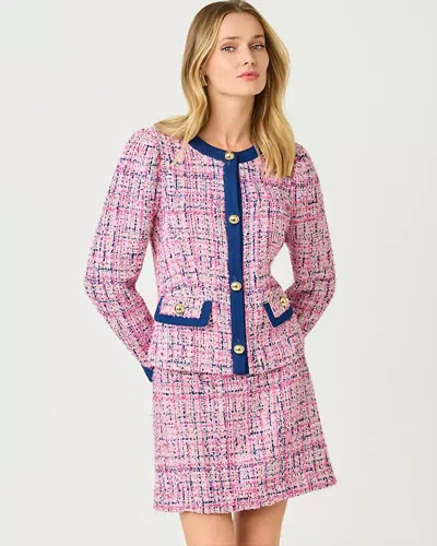 Lilly Pulitzer Greighlee Boucle Jacket In Pink