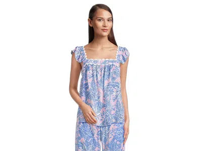Lilly Pulitzer Gyah Sleeveless Top In Blue