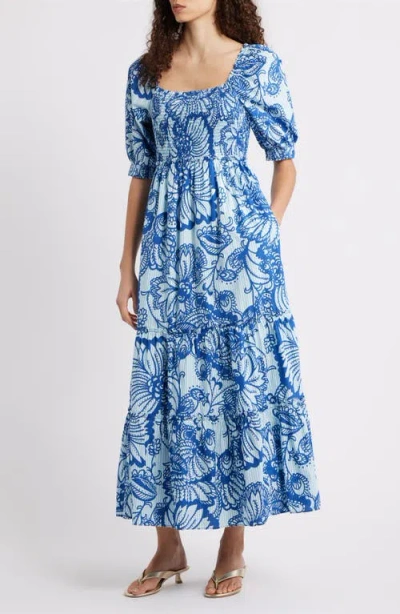 Lilly Pulitzer ® Hadley Smocked Maxi Dress In Blue