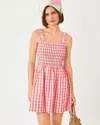 Lilly Pulitzer Hadly Skirted Romper In Pink