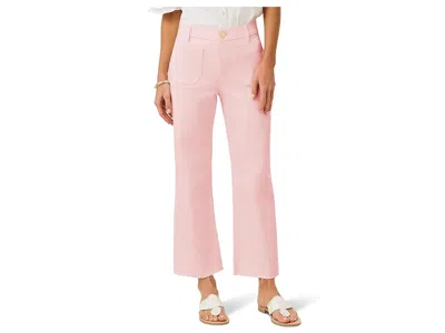 Lilly Pulitzer Harleen High-rise Crop Jeans In Pink