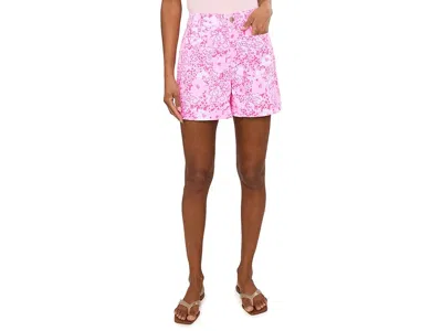 Lilly Pulitzer Harleen High-rise Shorts Women's Shorts Conch Shell Pink Burst Of Joy: 14 5