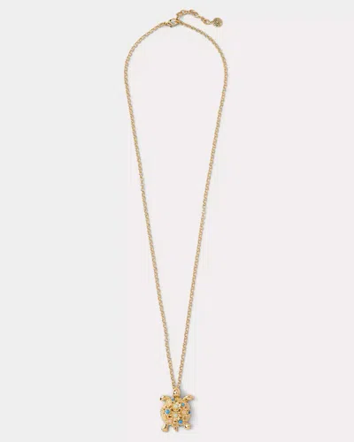Lilly Pulitzer Harlillyquin Necklace In Gold