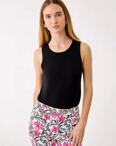 Lilly Pulitzer Harp Sweater Shell In Black