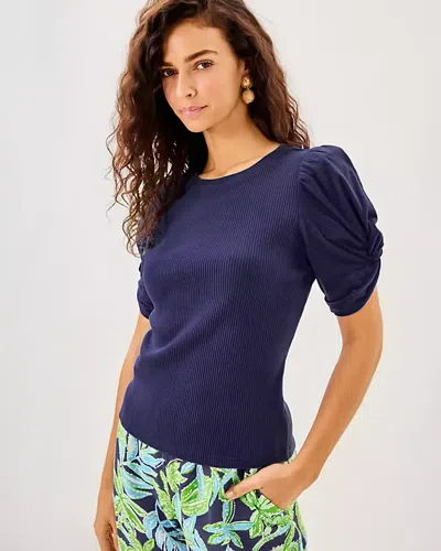 Lilly Pulitzer Igby Knit Top In Blue