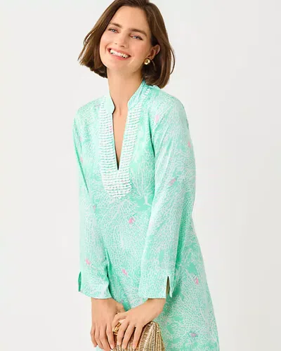 Lilly Pulitzer Irella Caftan Dress In Green