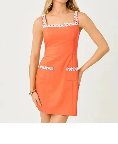 Lilly Pulitzer Isleen Skirted Romper In Sunset Orange