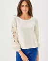 Lilly Pulitzer Isley Knit Top In Neutral