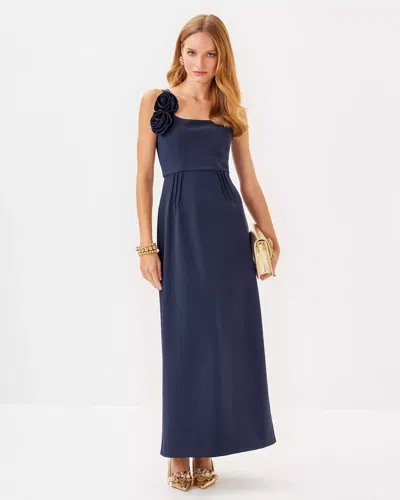 Lilly Pulitzer Jade Maxi Dress In True Navy