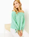 LILLY PULITZER JAMIELYNN OFF-THE-SHOULDER TOP