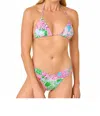Lilly Pulitzer Jamya Bikini Top In Multi Crazy Quilt In Multi