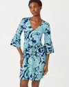 Lilly Pulitzer Jannie V-neck Dress In Blue