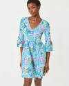 Lilly Pulitzer Jannie V-neck Dress In Multi