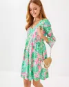 Lilly Pulitzer Jannie V-neck Dress In Multi Plumes In Bloom