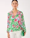 Lilly Pulitzer Japhia Long Sleeve Top In Multi