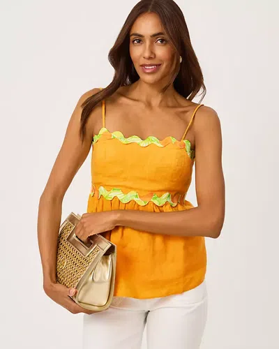 Lilly Pulitzer Jaydis Top In Orange