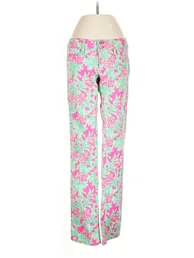 Pre-owned Lilly Pulitzer Jeggings In Pink