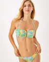Lilly Pulitzer Jessa Bandeau Swim Top In Bluette Make Lemonade