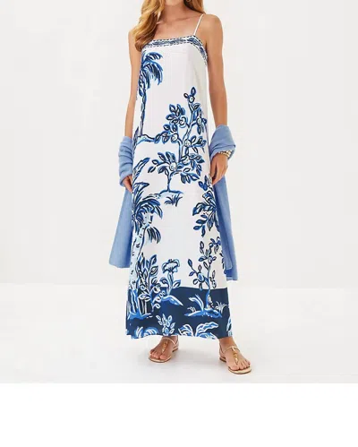 Lilly Pulitzer Jesslyn Silk Maxi Slip Dress In Resort White