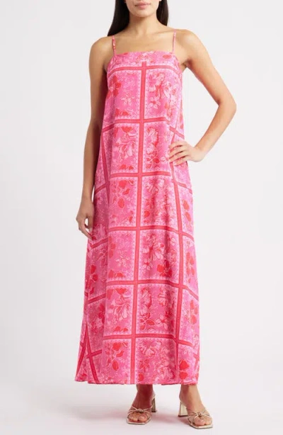 LILLY PULITZER LILLY PULITZER® JESSLYN SLEEVLESS SILK MAXI DRESS