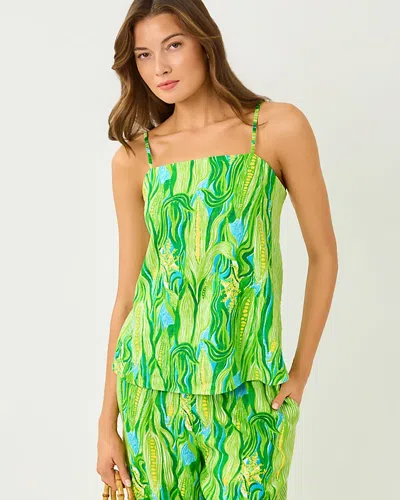 Lilly Pulitzer Jesslyn Top In Green