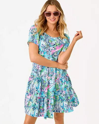 Lilly Pulitzer Jocelyn Short Sleeve Linen Dress