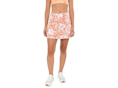 Lilly Pulitzer Jolena Skort Upf 50+ Women's Skirt Sunset Orange Budding Romance: Md In Multi