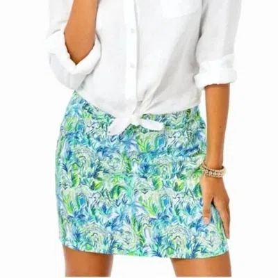 Lilly Pulitzer Jonas Printed Skort In Green
