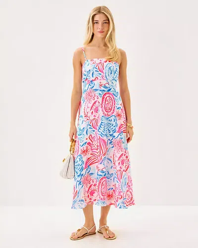 Lilly Pulitzer Jorgian Linen Midi Dress