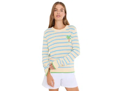 Lilly Pulitzer Jovienne Sweater Women's Sweater Rutabaga Shine Bright Stripe: Xs, Cotton In Multi