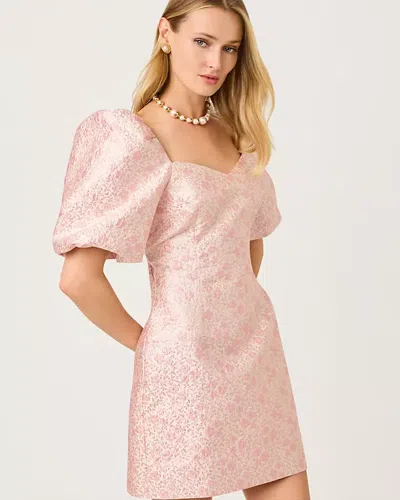 Lilly Pulitzer Justina Puff Sleeve Skirted Romper In Multi