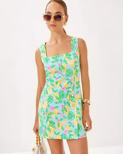 Lilly Pulitzer Kalinara Skirted Romper In Bluette Make Lemonade
