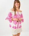 Lilly Pulitzer Kalinda Off-the-shoulder Top In White