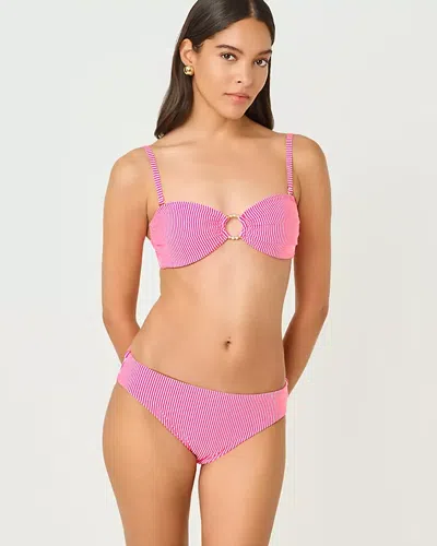 Lilly Pulitzer Katara Bandeau Swim Top In Pink