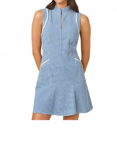 Lilly Pulitzer Kathy Flounce Dress In Navy In Multi