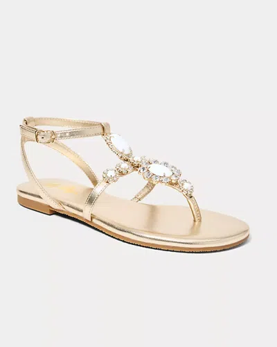 Lilly Pulitzer Katie Jewel Sandal In Gold