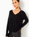 Lilly Pulitzer Kaycee Sweater In Black