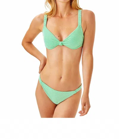 Lilly Pulitzer Kaz Bikini Top In Fauna Green