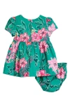 Lilly Pulitzer ® Kelce Floral Puff Sleeve Cotton Dress & Bloomers In Multi
