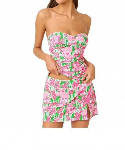 Lilly Pulitzer Kellyann Swim Skirt In Putting Green Hannah In Multi